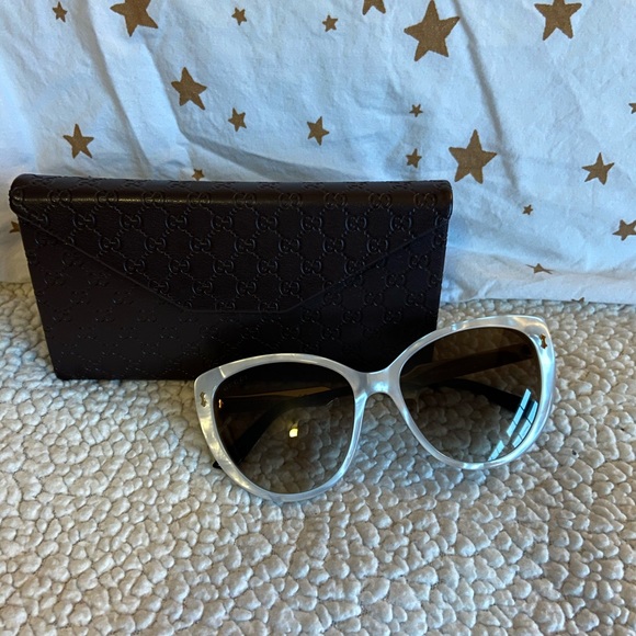 gucci mother of pearl sunglasses